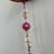 Beaded Bee Garden Friend Wind Chime with Bell & Beads New 5 thumbnail