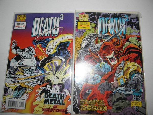 Marvel UK Comic Books - Death's Head 2 & Die Cut and Death 3 1