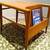 BROWN SALTMAN WEDGE TABLE Magazine Rack John Keal Rare Mid Century Eames era 8 thumbnail