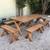 Picnic tables brand new handmade solidwood patio furniture 13 thumbnail