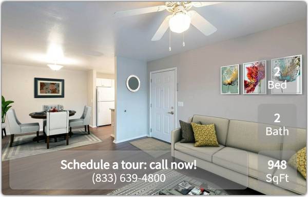 Central Dalton beckons! Secure this 2 bed, 2 bath now! 1