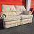 *We Deliver* Beautiful Creme Colored Reclining Loveseat 6 thumbnail