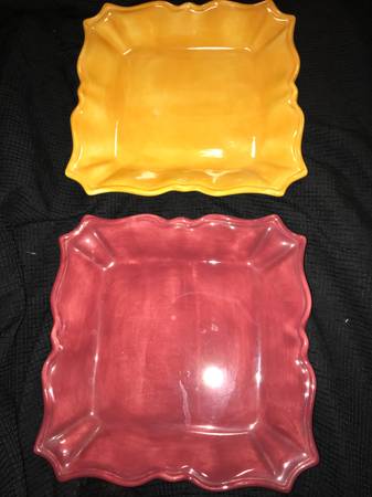 2 Rue De Paris by Tabletops Unlimited – Large Hand-Painted Serving 1