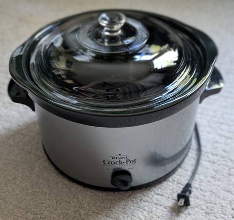 5 quart qt Original Rival Crockpot Crock-Pot Slow Cooker Made in USA 1