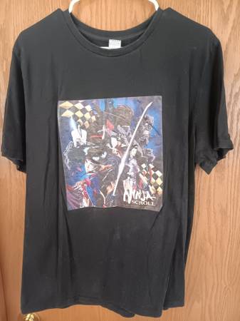 Ninja Scroll Anime T-Shirt Black Size XL X Large 1