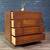 Mid-Century Modern Geometric Highboy Dresser, c.1960’s 2 thumbnail