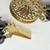 Vintage GSJ Signed Triple Strand Hematite Bracelet w/ 14K Gold Filigre 2 thumbnail