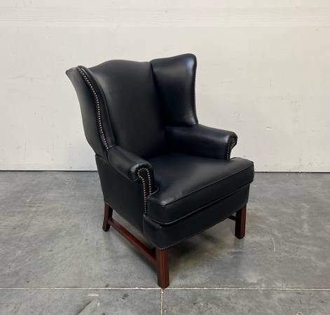 Thatcher Leather Chair Classic Style 1
