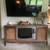 Vintage Mid Century Modern TV Console with Flat Screen TV 1 thumbnail