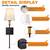 NEW Deck Impressions Cordless Rechargeable Wall Light w Remote Control 1 thumbnail