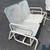 LLOYD LOOM Flanders Perma-Wicker & Metal Swing Glider Rocker Loveseat 2 thumbnail