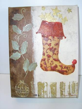 CHRISTMAS AFTERNOON OIL PAINTING (Art in Giclee) 1