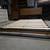 Brown Rustic / Black Metal Full Size Platform Bed Frame 1 thumbnail