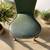 Antique 18th century museum piece green leather library reading chair 4 thumbnail