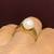 14K Yellow Gold Ring ( Size 6-7) with Natural Akoya Pearl 7 thumbnail