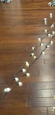 3 GE C9 bulb Warm White Christmas Light Strings 1
