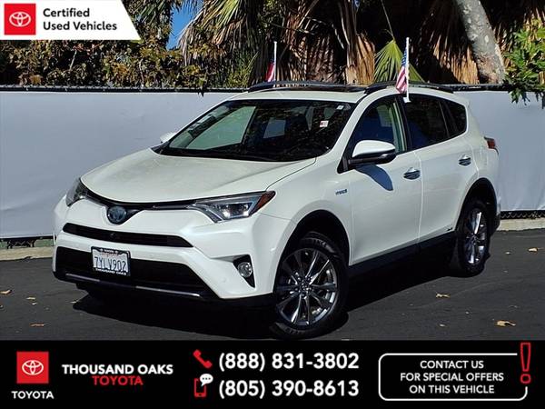 1 Certified 2017 Toyota RAV4 Hybrid Blizzard Pearl 1