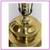 Vintage Polished Brass Swirl Urn Table Lamp 4 thumbnail