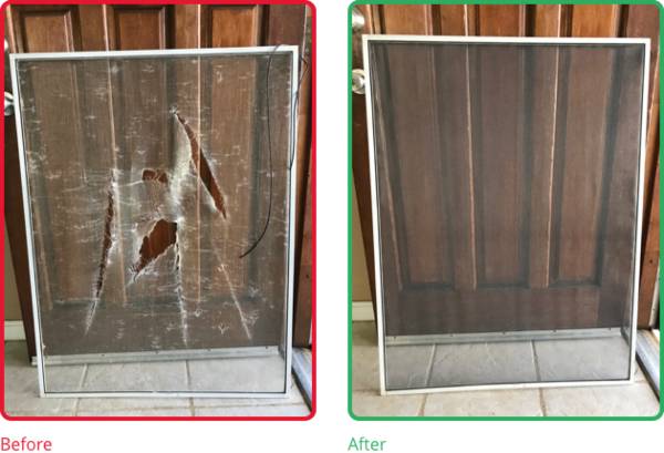 Window screen replacement 1