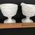 Vintage Indiana Glass Colony Harvest Grape White Milk Glass Sugar Set 2 thumbnail