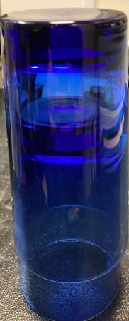 Conjunto de vasos de vidrio azul cobalto vintage - $10 (Baldwin)63471466802819122
