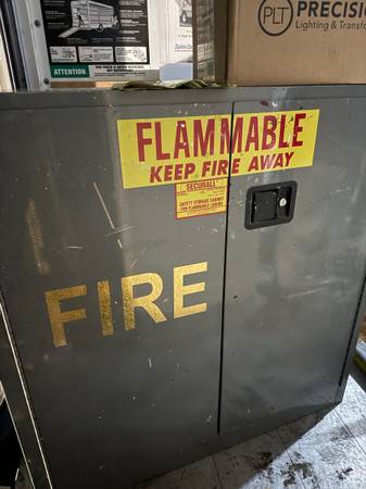 Securall 30 gallon fire cabinet 1