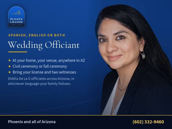 Bilingual Wedding Officiant for Spanish and English Ceremonies in Arizona 1