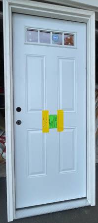 Door with frame. 250 1