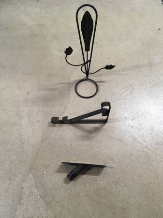 Plant holders and flag bracket 1