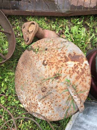 Old plow wheel 1