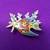 NWT Vintage 90s Underwater Fish w/Starfish Metal & Enamel Brooch Pin 9 thumbnail