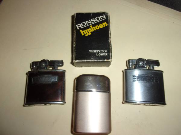 3 Bronson Lighters, One is NIB 1