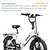 A2 Series Folding Electric Bike, 20'' Fat Tire Electric Bike, 750W 1 thumbnail