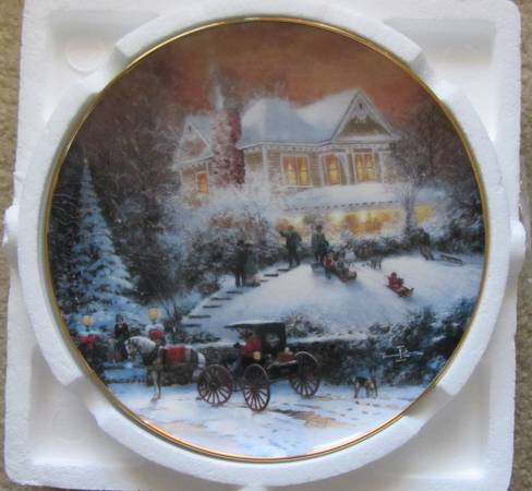 Thomas Kinkade, An Old Fashioned Christmas, "All Friends Are Welcome" 1