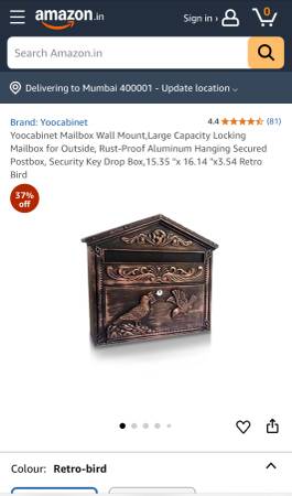 Unique Mailbox Wall Mount large capacity 1