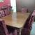 Hand Crafted table and chairs with seating for 6 1 thumbnail