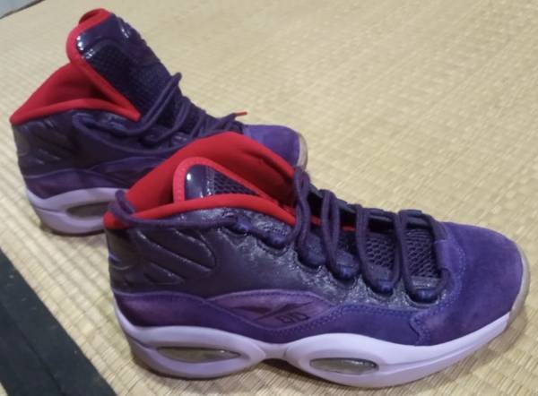 Reebok Question Mid Iverson Shoes(women sz 5.5, men size 7) 1