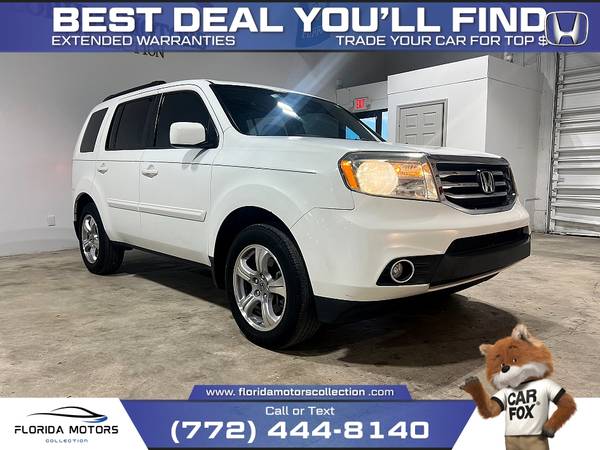 2013 Honda Pilot EX-L $185/mes, informe CARFAX limpio con registros de servicio - $8.999 ($4 TU COCHE @ Florida Motors Collection)63470426136835121