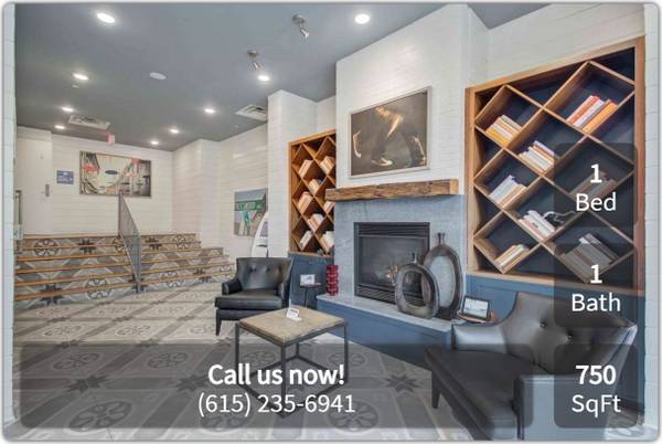 $1,730 / 1br - 750ft2 - Gorgeous 1 bed / 1 bath! 750 Sq Ft! Must see! (Nashville - Near Downtown)63904820813187121