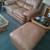 3 piece Leather, couch, love seat & Ottoman 2 thumbnail