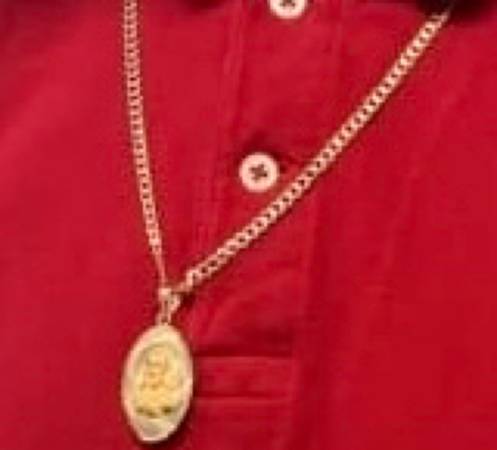 14 k chain with pendent 1