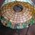 leaded glass hanging lamp shade ANTIQUE 10 thumbnail