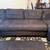Dark Gray sectional sofa and ottoman excellent condition 4 thumbnail