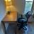 Study table with office chair and chair mat 2 thumbnail