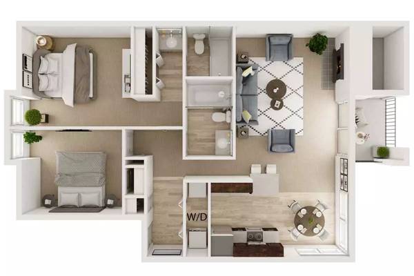 $1,799 / 2br - 940ft2 - Parking Included! 1 MONTH FREE! Don't miss out! Call us home! (Lake Oswego - I-5 and 217 Freeways)63672671043969123