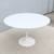 Mid-Century Eero Saarinen for Knoll 47" Round White Tulip Dining Table 10 thumbnail
