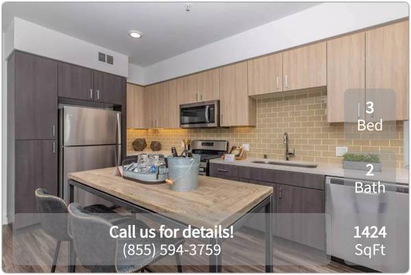 $4,859 / 3br - 1424ft2 - Upscale luxury living can be yours! 3 bed, 2 bath! Come in today! (san jose north)64049800382466122