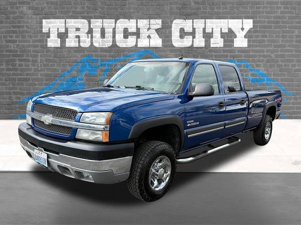 Camioneta Chevrolet Silverado 2500HD Diesel 4x4 4WD Chevy LT Crewcab 2003 - $17,950 (1621 West Valley HWY E  Sumner, WA 98390)63616122745219123