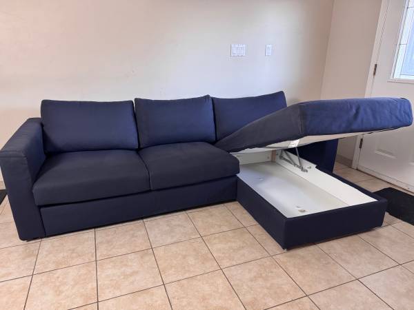 Free Delivery! IKEA FINNALA Sectional Sofa - Storage + Reversible 1