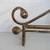 French Art Nouveau Gold Tone Wrought Iron Towel Rack 29" Length 9 thumbnail